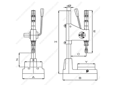 28 Kn Snap Eyelet Rivet Impact Press - 1