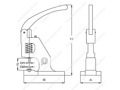 Hand Press Bird Eye Attaching Machine - 1