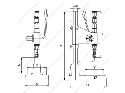 Impact Hand Press Jeans Button Fastening Machine - 1