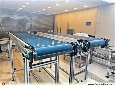 Custom Production Conveyor Belt and Transport Systems with PVC Belt