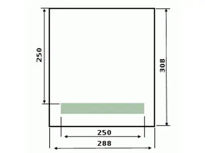 288x308x86 mm Masaüstü Vakumlu Paketleme Makinası