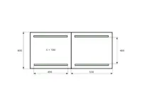 530x600x180 mm Çift Hazneli Vakumlu Paketleme Makinası