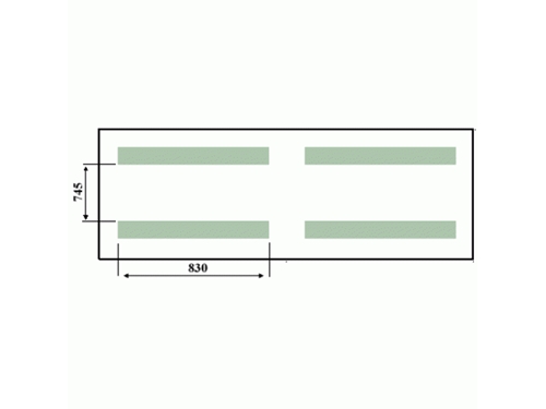 920x920x240 mm Çift Hazneli Vakumlu Paketleme Makinası