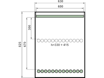 630x825x330 mm Dikey Vakumlu Paketleme Makinası - 1