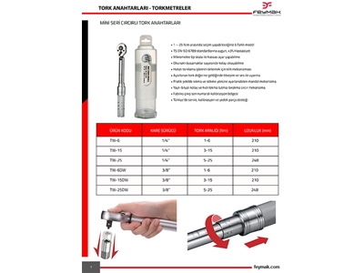 3/8 1-6 Nm Mini Ratschen-Drehmomentschlüssel - 2