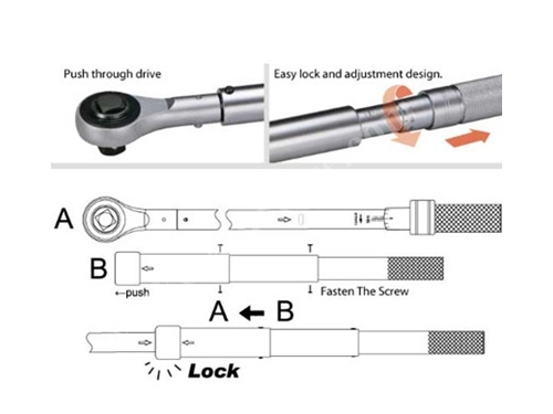 3/4″ 150-750 Nm Heavy Duty Torque Wrench