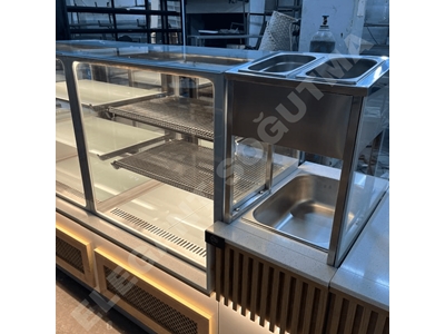 Cooling & Heating Cake Display Cabinet - Heating and Cooling Flavors Elegant Cooling System - 3