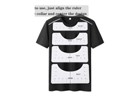 Hodbehod 4-Piece T-Shirt Alignment Centering Guide Ruler Plastic - 2