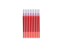 Rot-Schwarz-Weiß-Blau 40 Stück Hitzeaktivierter Radierbarer Nachfüllstift  - 2