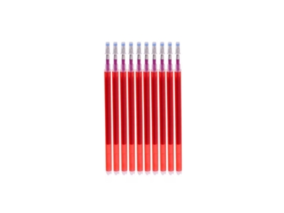 Lot de 40 recharges pour stylo effaçable à la chaleur, couleurs rouge, noir, blanc et bleu - 2