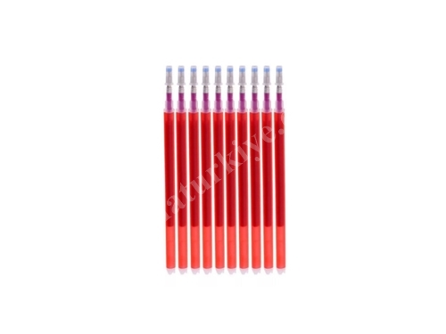 Rot-Schwarz-Weiß-Blau 40 Stück Hitzeaktivierter Radierbarer Nachfüllstift 
