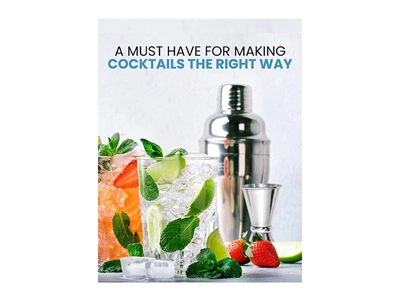 750 Ml 6 Parça Bar Kokteyl Shaker Seti - 4