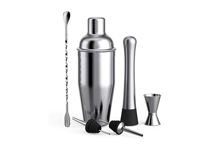 750 Ml 6 Parça Bar Kokteyl Shaker Seti - 0