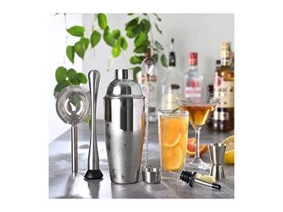 750 Ml 7 Parça Bar Kokteyl Shaker Seti - 2