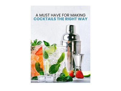 750 Ml 7 Parça Bar Kokteyl Shaker Seti - 4