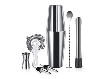 750 Ml 7 Parça Boston Kokteyl Seti Shaker - 0