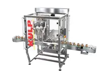 2 Head 1500 Pieces / Hour Jar Foil Sealing Machine