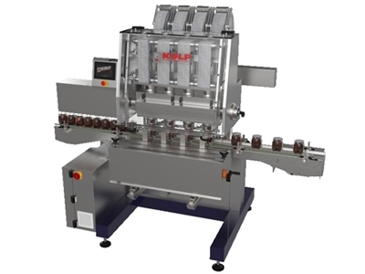 4 Head 3000 Pieces / Hour Jar Foil Sealing Machine - 0