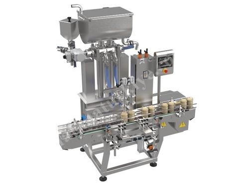 Machine de remplissage de liquide volumétrique à 2 têtes de 100-1000 ml