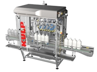 Machine de remplissage de liquide volumétrique à 4 têtes de 5-200 ml - 0