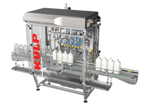 Machine de remplissage de liquide volumétrique à 4 têtes de 5-200 ml