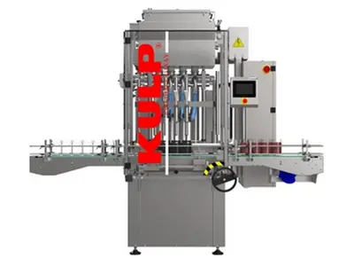 Machine de remplissage de liquide volumétrique à 4 têtes avec servomoteur de 100-1000 ml
