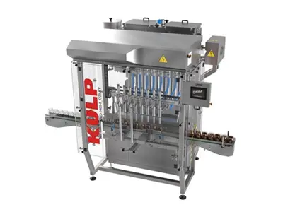 Machine de remplissage de liquide volumétrique à 6 têtes 5-200 ml 4800 pcs/heure