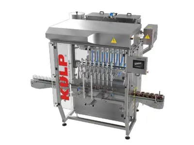 Machine de remplissage de liquide volumétrique à 8 têtes 5-200 ml 4800 pcs/heure