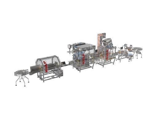 4800 Units / Hour High Capacity Jar and Bottle Filling Line
