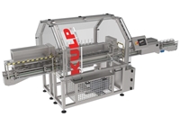 Flaschen- und Gläsertrockenreinigungsmaschine mit einer Kapazität von 2400-4800 Stück / Stunde - 0