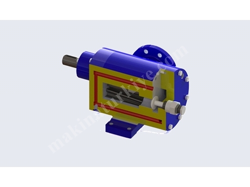 1½" 20 Bar Helis Dişli Endüstriyel Pompa