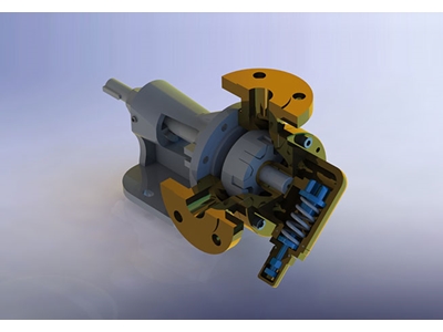 SPKF  200 C 16  Bar İçten Eksantrik    SİNE Dişli Pompa - 8