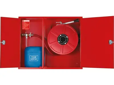 Mobile and Foam Extinguishing Fire Cabinet