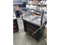 90x65 cm Stainless Steel Rice Counter - 2