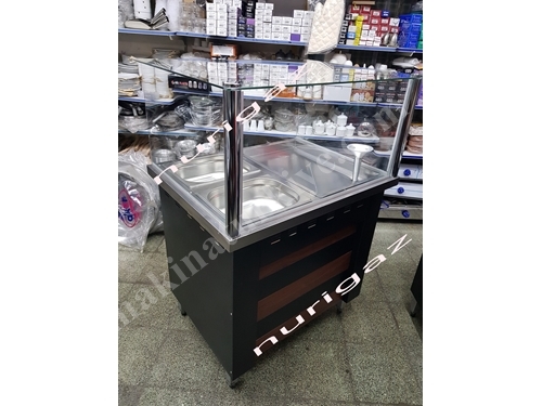 90x65 cm Stainless Steel Rice Counter