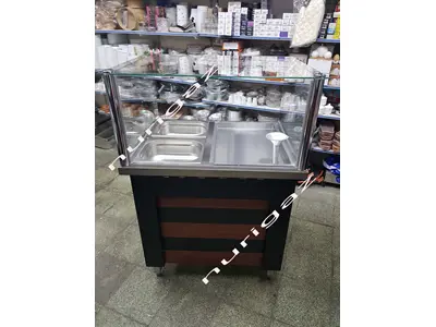 90x65 cm Stainless Steel Rice Counter
