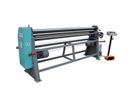 Mechanical Motorized and Arm 3-Roll Plate Bending Machine - 0