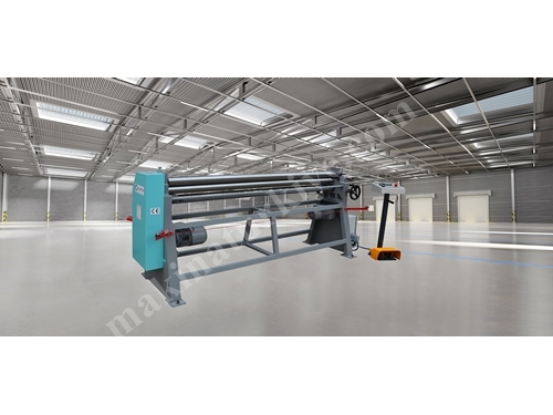 Mechanical Motorized and Arm 3-Roll Plate Bending Machine