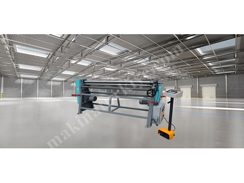 Motorized and Arm 3-Roll Plate Bending Machine