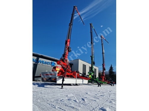 2500 Kg (19 m) Articulated Trailer Crane