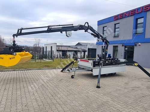 2400 Kg (13 M) Articulated Trailer Crane