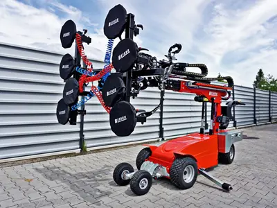 Робот с колесами для транспортировки стекла 400 кг