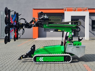 Robot de transport de verre sur rail avec capacité de levage de 800 kg (5,55 m) - 3