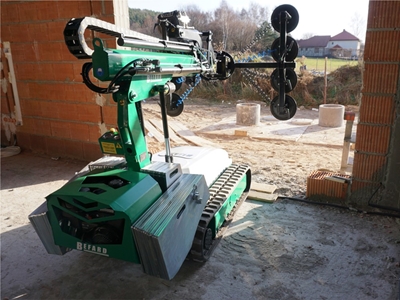 Robot de transport de verre sur rail avec capacité de levage de 800 kg (5,55 m) - 2