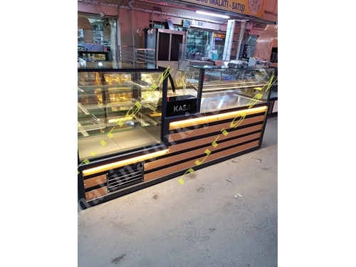 3 m Wheeled Pastry Cabinet and Pastry Counter
