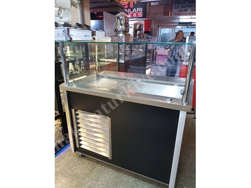 150x70x125 cm Refrigerated Raw Meatball Counter