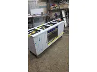 4 Gözlü (160x50x85 cm) Tek Sıra Kuzine