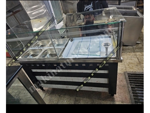 Stainless Steel 150 cm Rice Counter with Tub