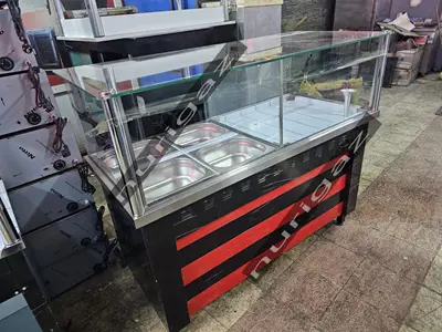 Stainless Steel 150 cm Rice Counter with Tub