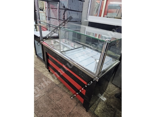 Stainless Steel 150 cm Rice Counter with Tub